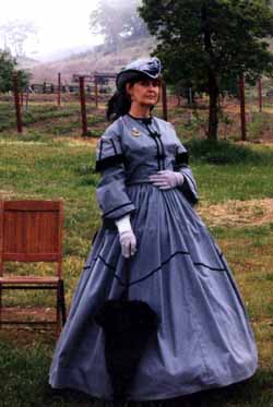 Civil War day gown