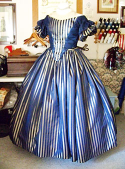 Civil War ball gown