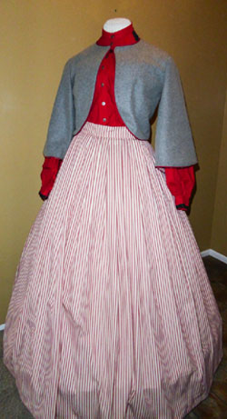 1860s Zouave jacket, front